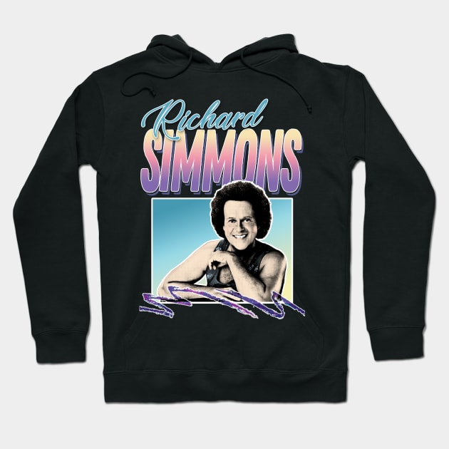 Richard Simmons 80s Styled Tribute Design Hoodie by DankFutura